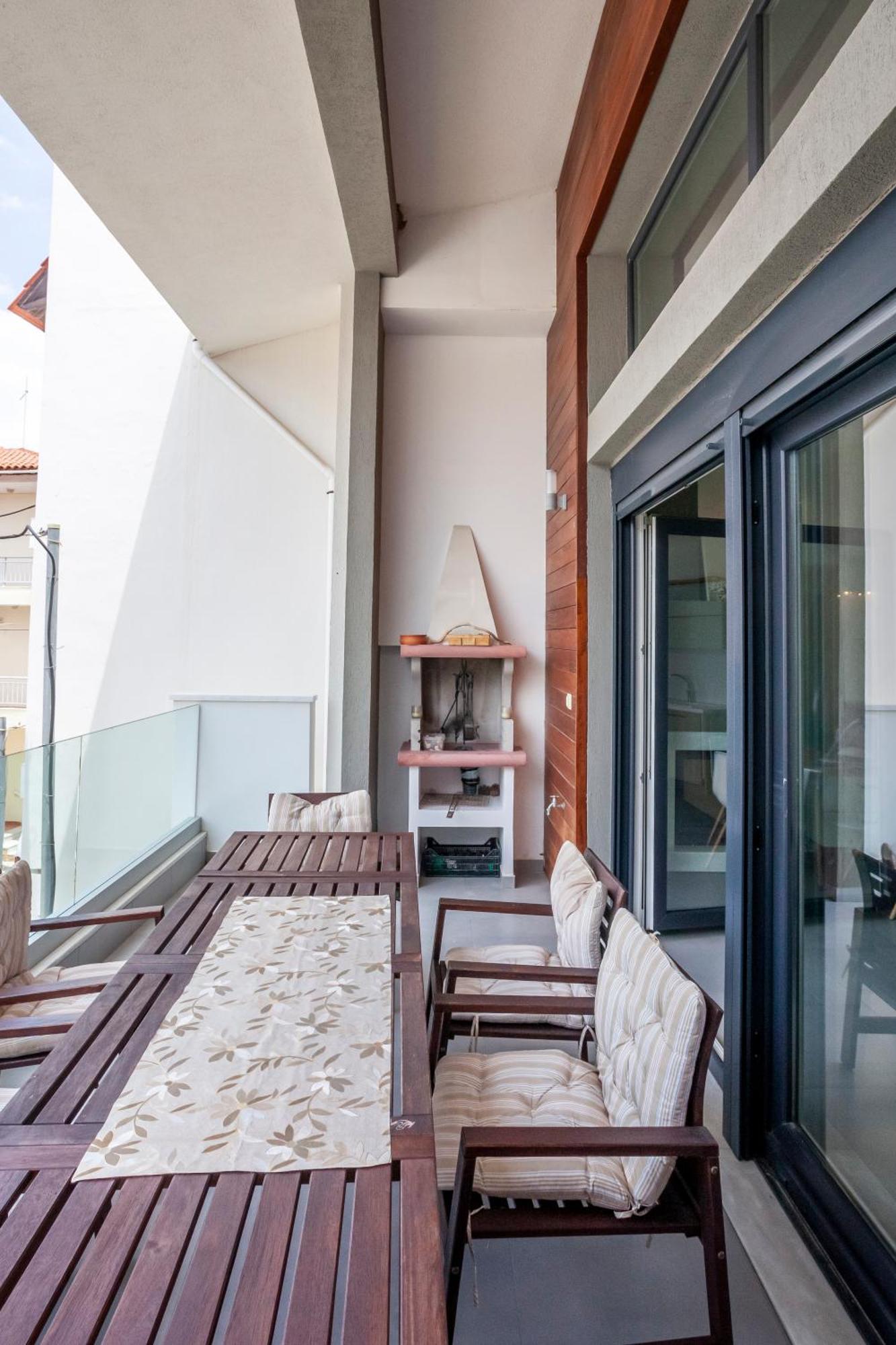 Aleksia Seaside Deluxe Apartment Pefkochori Exterior photo